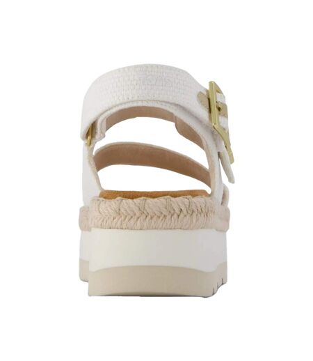Womens/ladies Giana Sandals White Toms