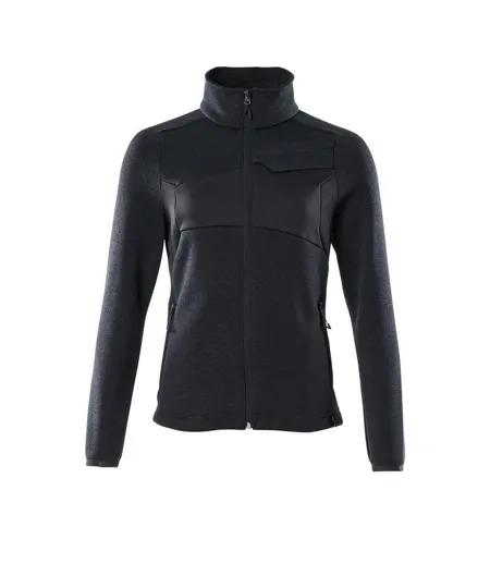 Womens/ladies Accelerate Knitted Jacket Dark Navy Mascot