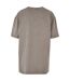 T-shirt Motif/style Délavé À L'acide Femme Anthracite Build Your Brand-2