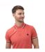 Mens Oyster River Logo Polo Shirt Pink Timberland-3