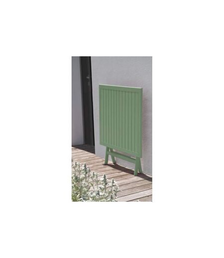 Table de Jardin Pliante Marius 70cm Vert Lagune
