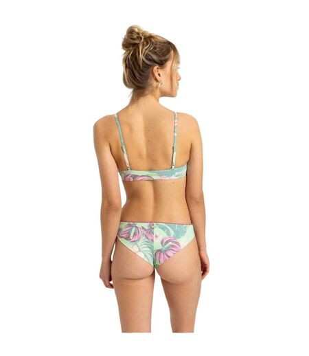 Ensemble Maillot De Bain 2 Pièces Motif/style Floral Femme Vert Roxy