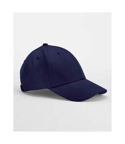 Unisex adult organic cotton baseball cap oxford navy Beechfield