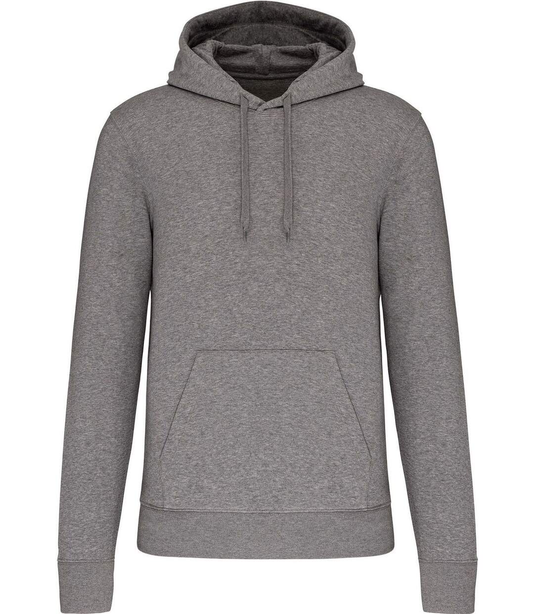 Sweat à capuche écoresponsable - Homme - K4027 - gris chiné