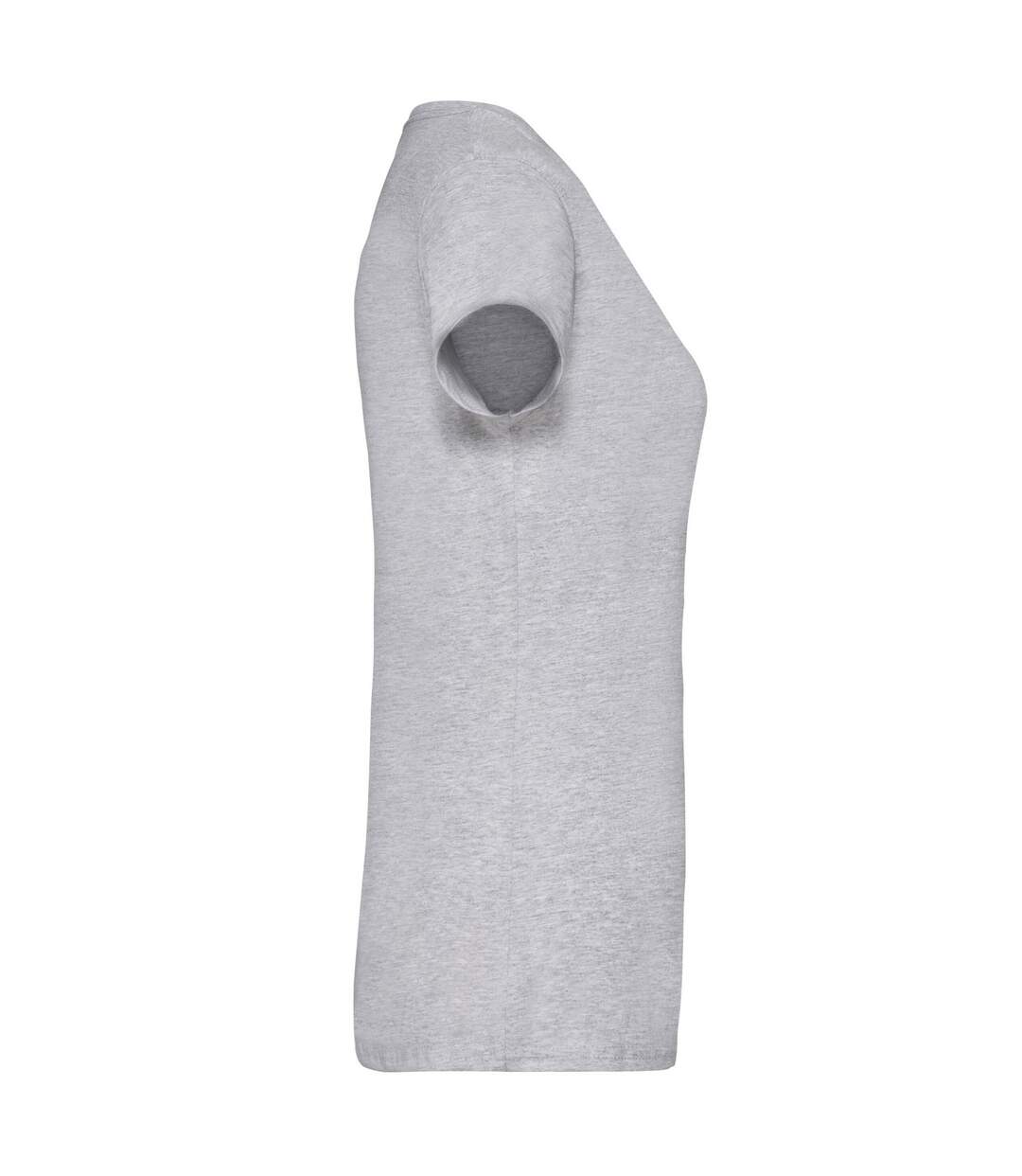 T-shirt Valueweight Femme Gris Chiné Fruit Of The Loom-3