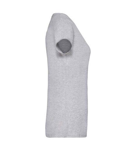 T-shirt Valueweight Femme Gris Chiné Fruit Of The Loom