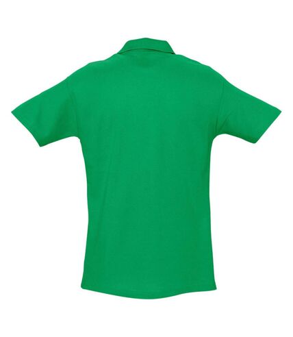 SOLS Mens Spring II Short Sleeve Heavyweight Polo Shirt (Kelly Green) - UTPC320
