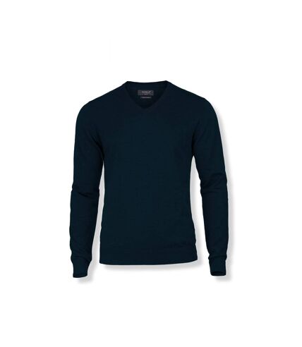 Nimbus Mens Ashbury Knitted V Neck Sweater (Navy) - UTRW6358