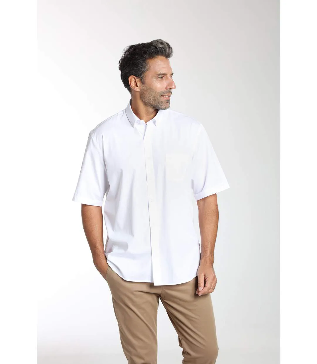Chemise manches courtes en coton CARY-3