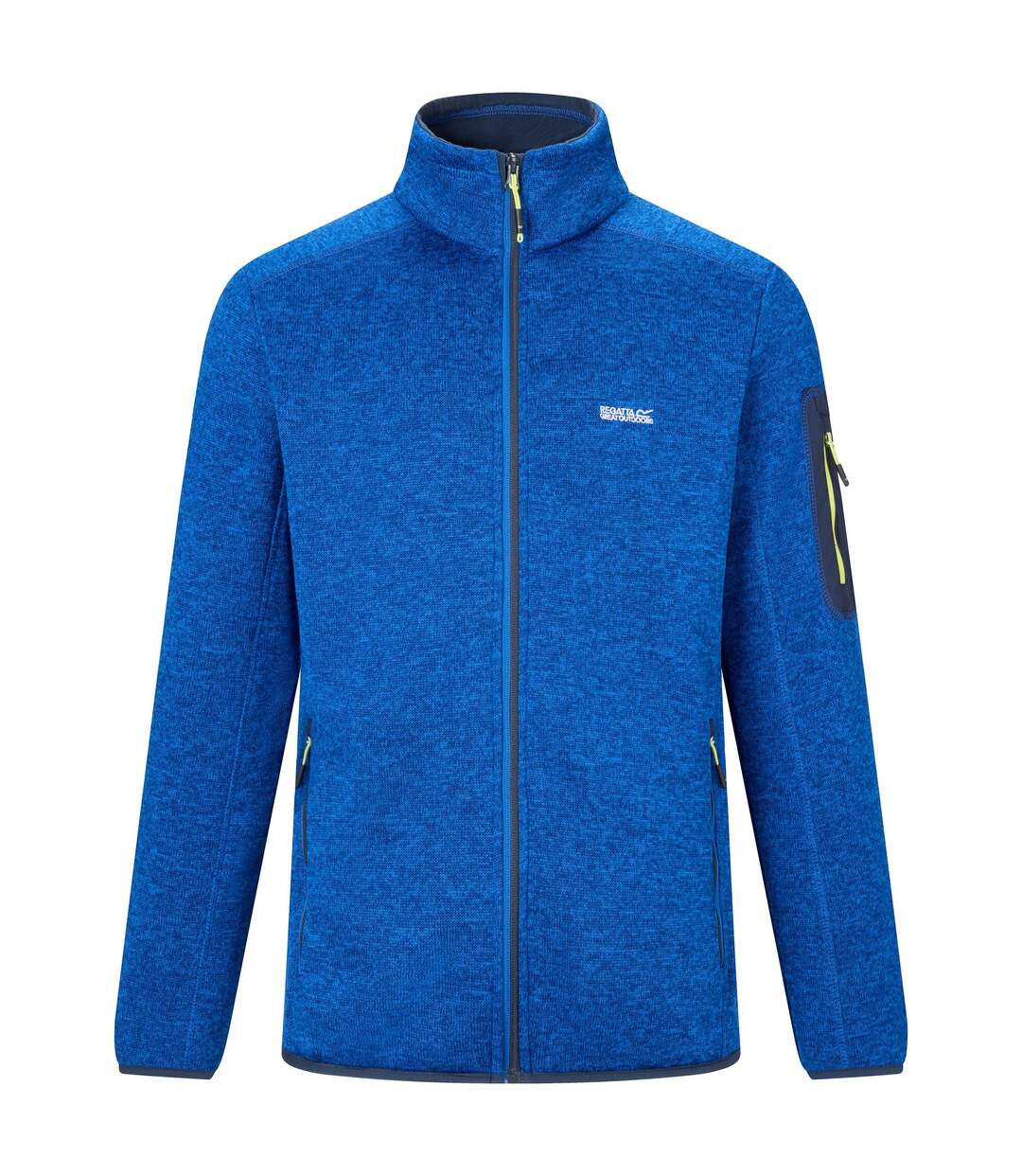 Veste Polaire Newhill Homme Bleu Jaune Fluo Regatta-2