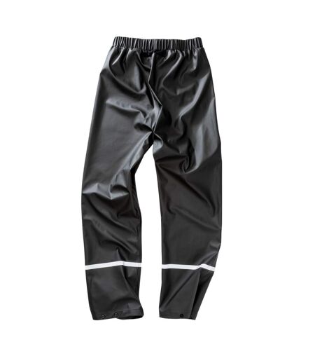 Pantalon Motif/style Bande Réfléchissante Homme Noir Result Recycled