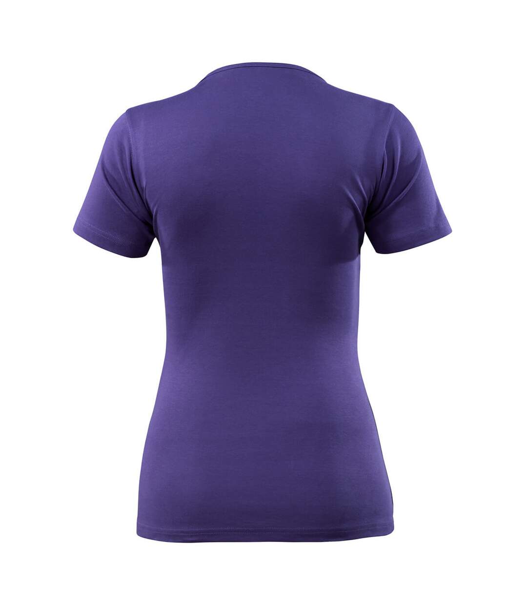 Womens/ladies Crossover Nice T-shirt Violet Mascot-2