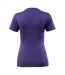 Womens/ladies Crossover Nice T-shirt Violet Mascot-2