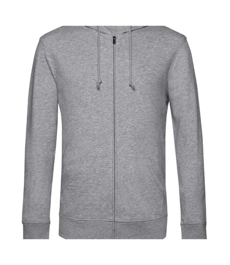 Veste À Capuche Inspire Homme Gris Chiné B&C