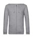 Veste À Capuche Inspire Homme Gris Chiné B&C-3