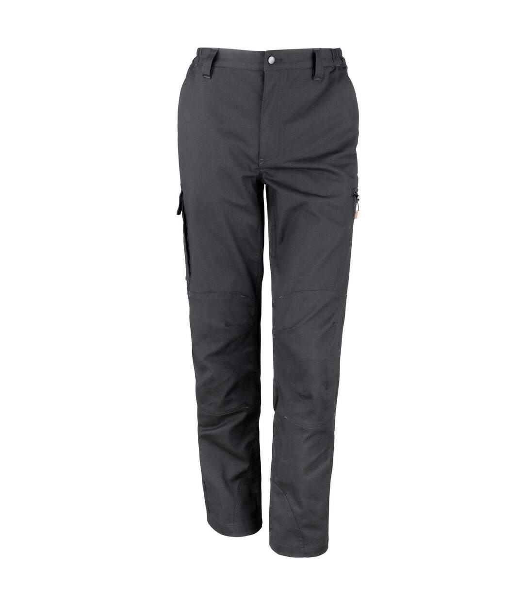 Mens Sabre Stretch Trousers Black WORK-GUARD By Result-1
