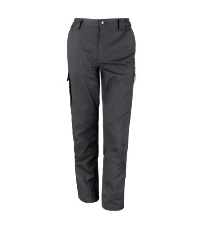 Mens Sabre Stretch Trousers Black WORK-GUARD By Result