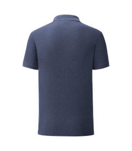 Polo iconic homme bleu marine chiné Fruit of the Loom