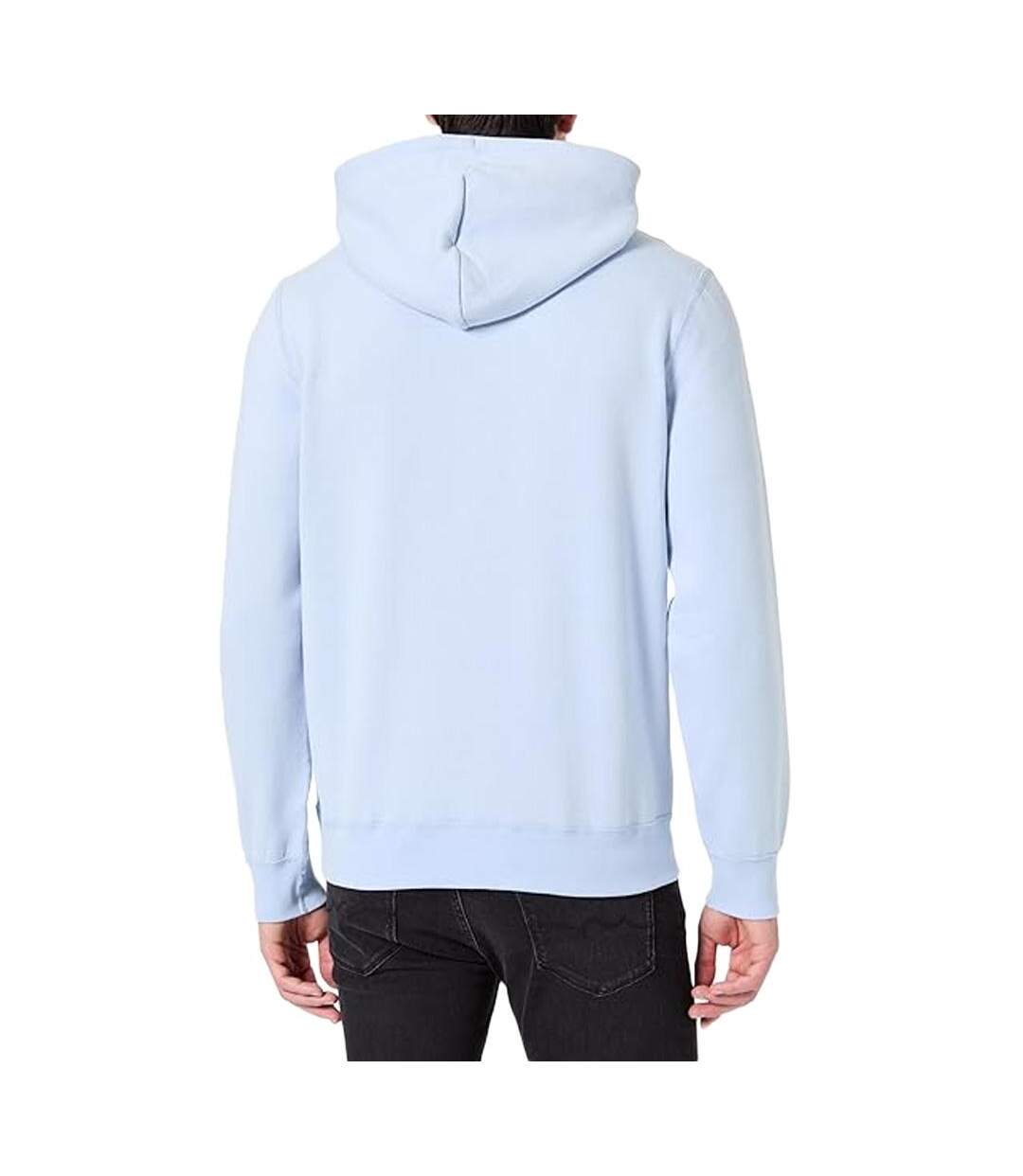 Sweat à capuche bleu homme tommy hilfiger seasonal fleece-2