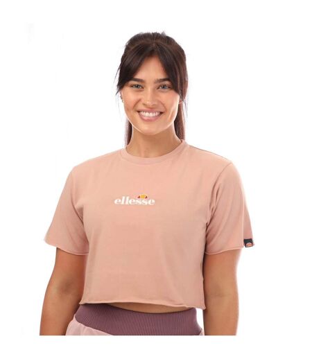 T-shirt court celesi femme rose Ellesse