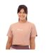 T-shirt court celesi femme rose Ellesse-3