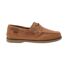 Mens Leather Stitch Detail Boat Shoes Tan Chatham-1