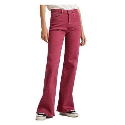 Jean Evasé Rouge Femme Pepe Jeans Willa - W24-L32