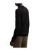 Mens Sastoon Stacked Logo Knitted Quarter Zip Polo Shirt Black Hugo-2