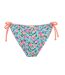 Bas de maillot de bain turquoise/rose femme grain de sable liberty-2