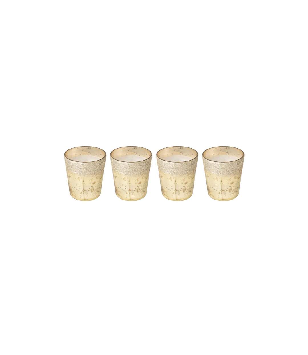 Lot de 4 Bougies Parfumées Deluxe 7cm Oud Amber-1