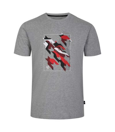 Dare 2B Mens Movement II Logo Marl T-Shirt (Ash Grey)
