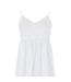 Robe Mi-longue Bretelles Fines Motif/style Broderie Femme Blanc Neige Vero Moda-3