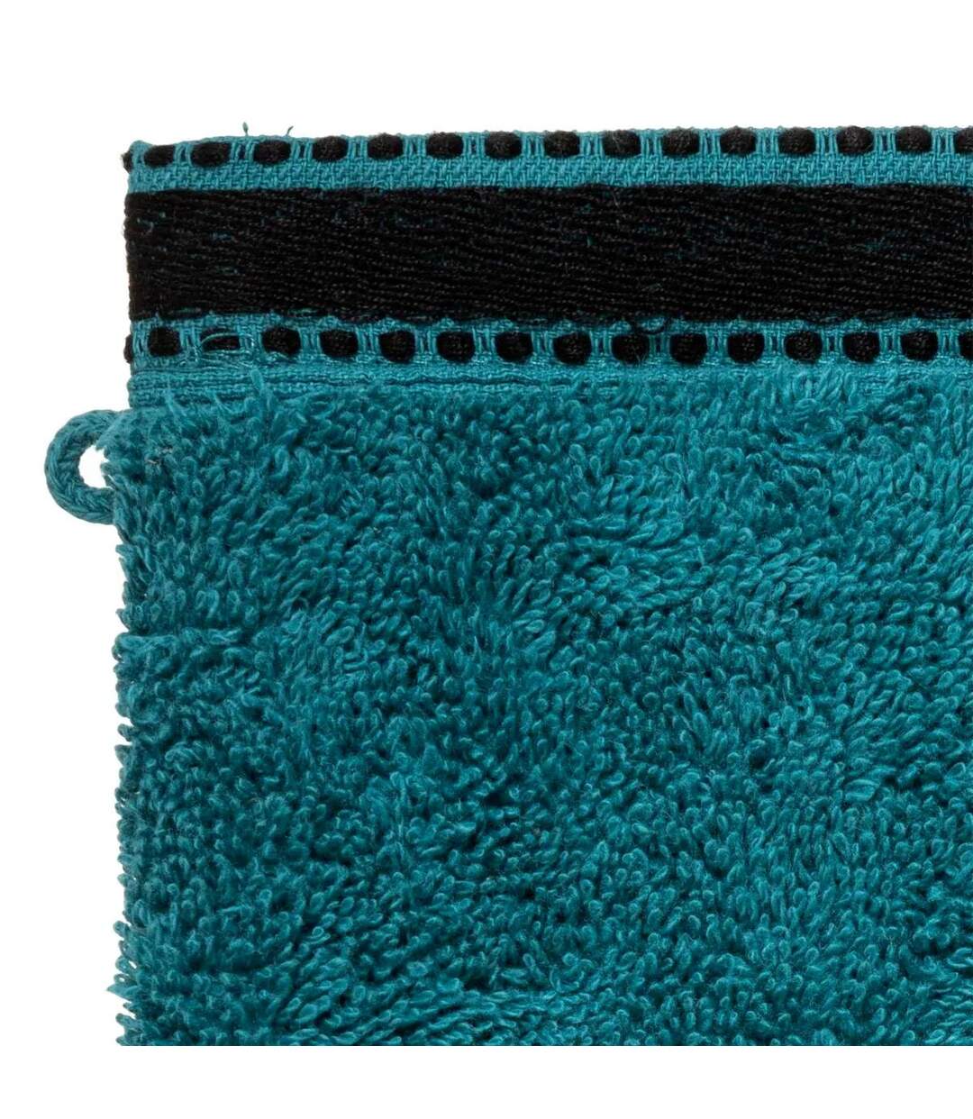 Lot de 2 Gants de Toilette Joia 15x21cm Bleu Canard-2