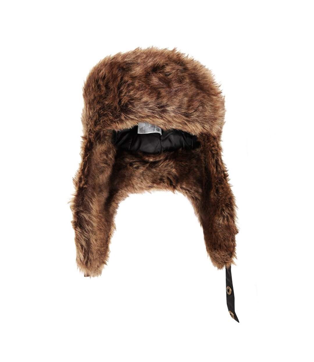 Unisex adult furry bomber hat charcoal Mountain Warehouse-4