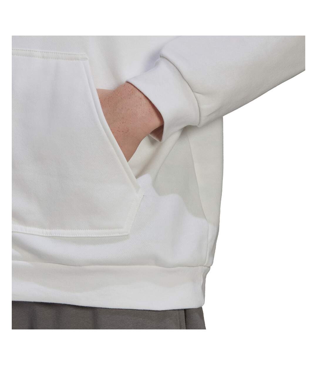Sweat À Capuche Entrada Homme Blanc Adidas-3