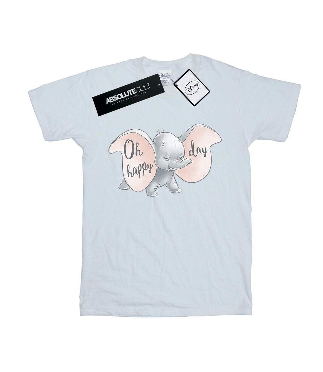 Disney - T-shirt DUMBO HAPPY DAY - Femme (Blanc) - UTBI17002-1