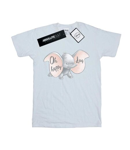 Disney - T-shirt DUMBO HAPPY DAY - Femme (Blanc) - UTBI17002