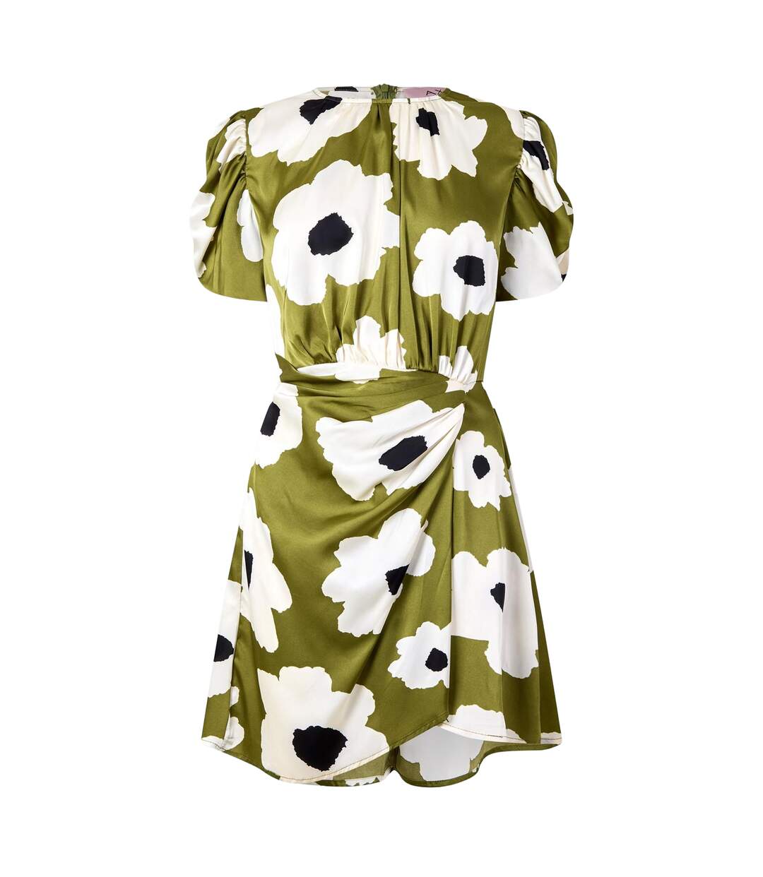Robe Courte Soirée Motif/style Floral Femme Kaki AX Paris-2