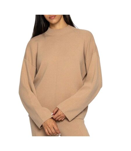 Sweat beige femme soul studio knitwear