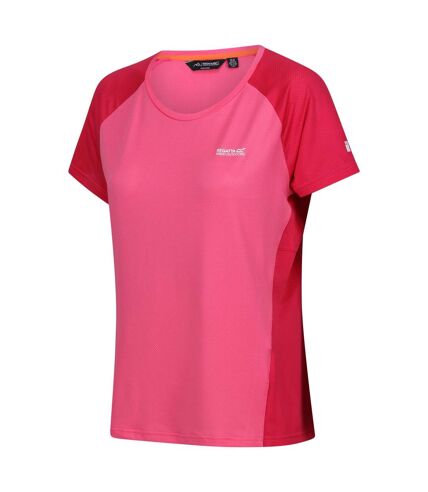 T-shirt emera femme flamant rose / rose fluo Regatta