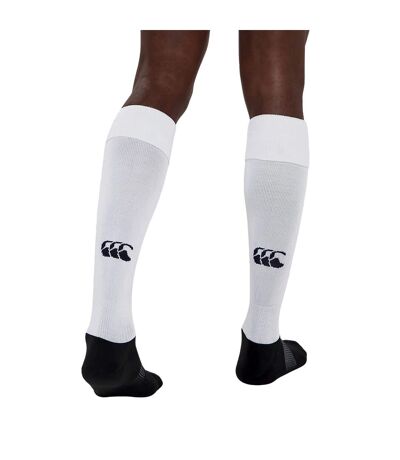 Canterbury Mens Playing Rugby Sport Socks (White) - UTPC2022