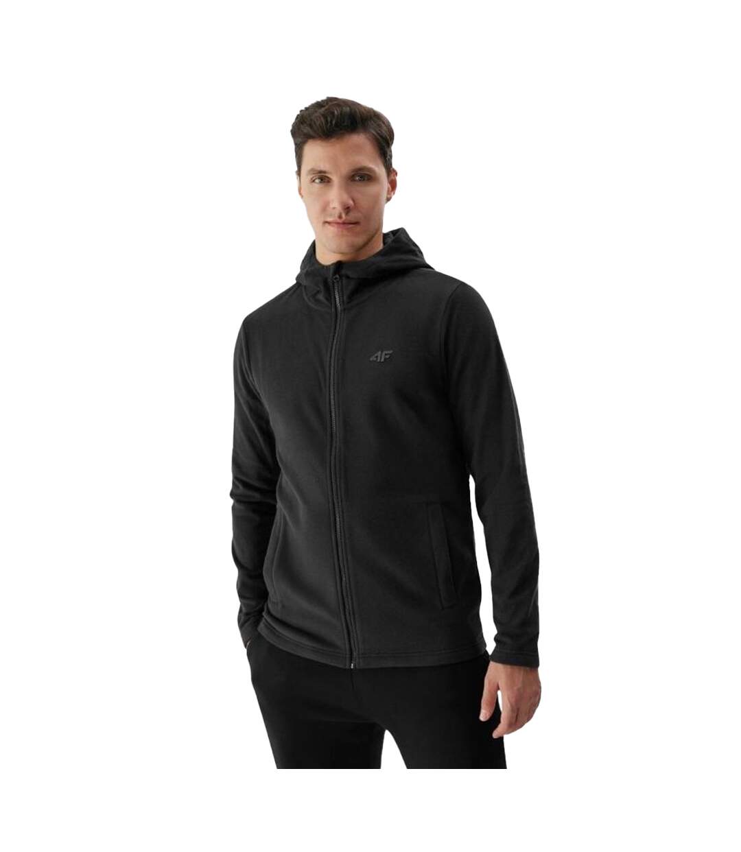 Veste À Capuche M176 Homme Noir 4F-1