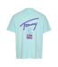T-shirt Motif/style Délavé Homme Turquoise Pâle Tommy Jeans-2