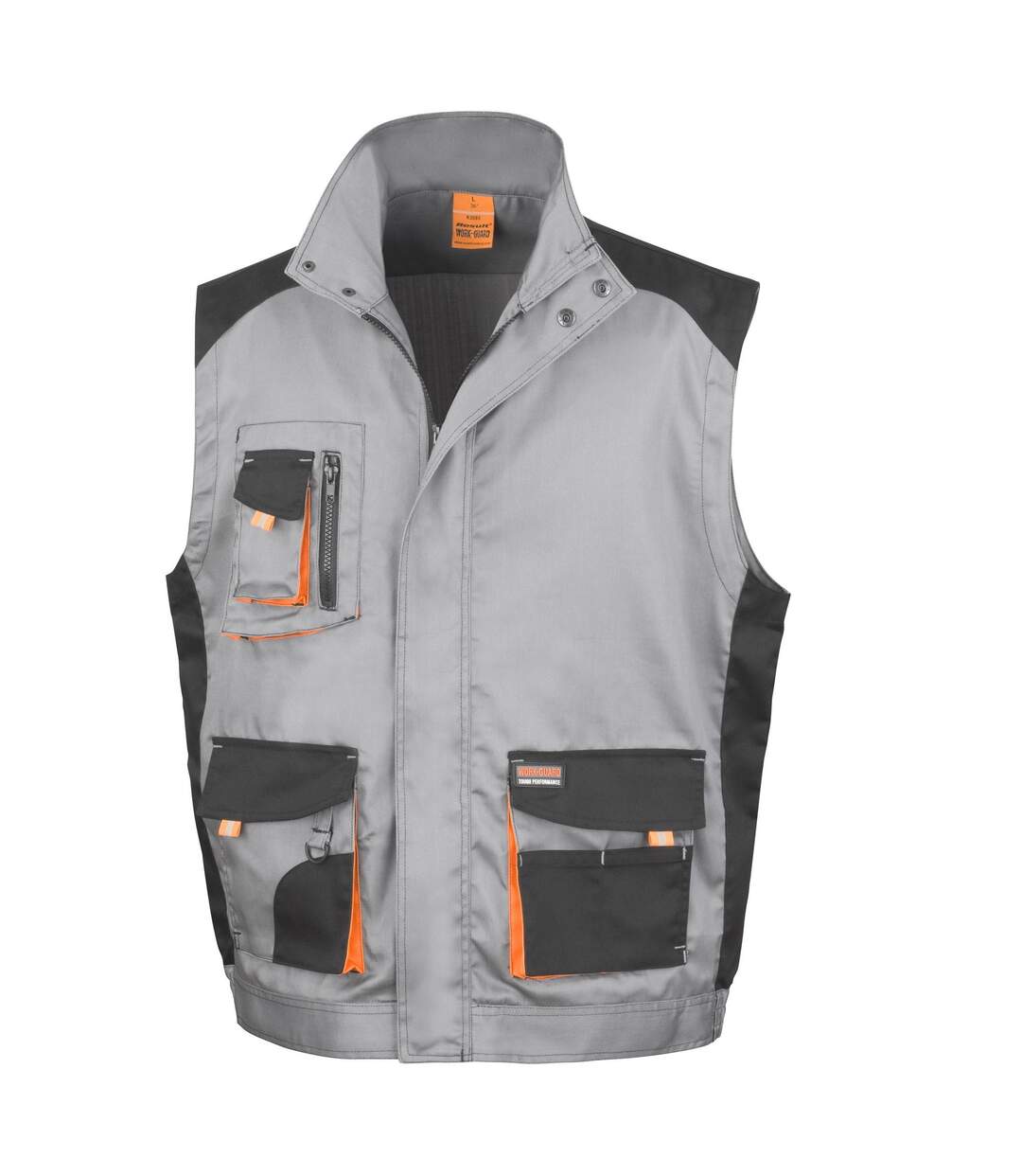 Work-guard Veste De Travail Sans Manches Homme Gris Noir Orange Result-2
