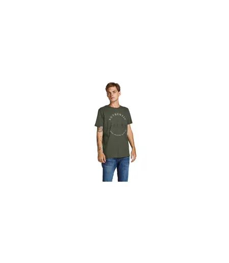 Pack Of 5  Mens Corp Cotton T-shirt  White Grey Burgundy Khaki Navy Jack And Jones