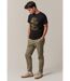 T-Shirt col rond avec tête de mort motif camouflage CONNOR-3