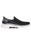 Womens/ladies go walk 7 mia trainers black/white Skechers-3