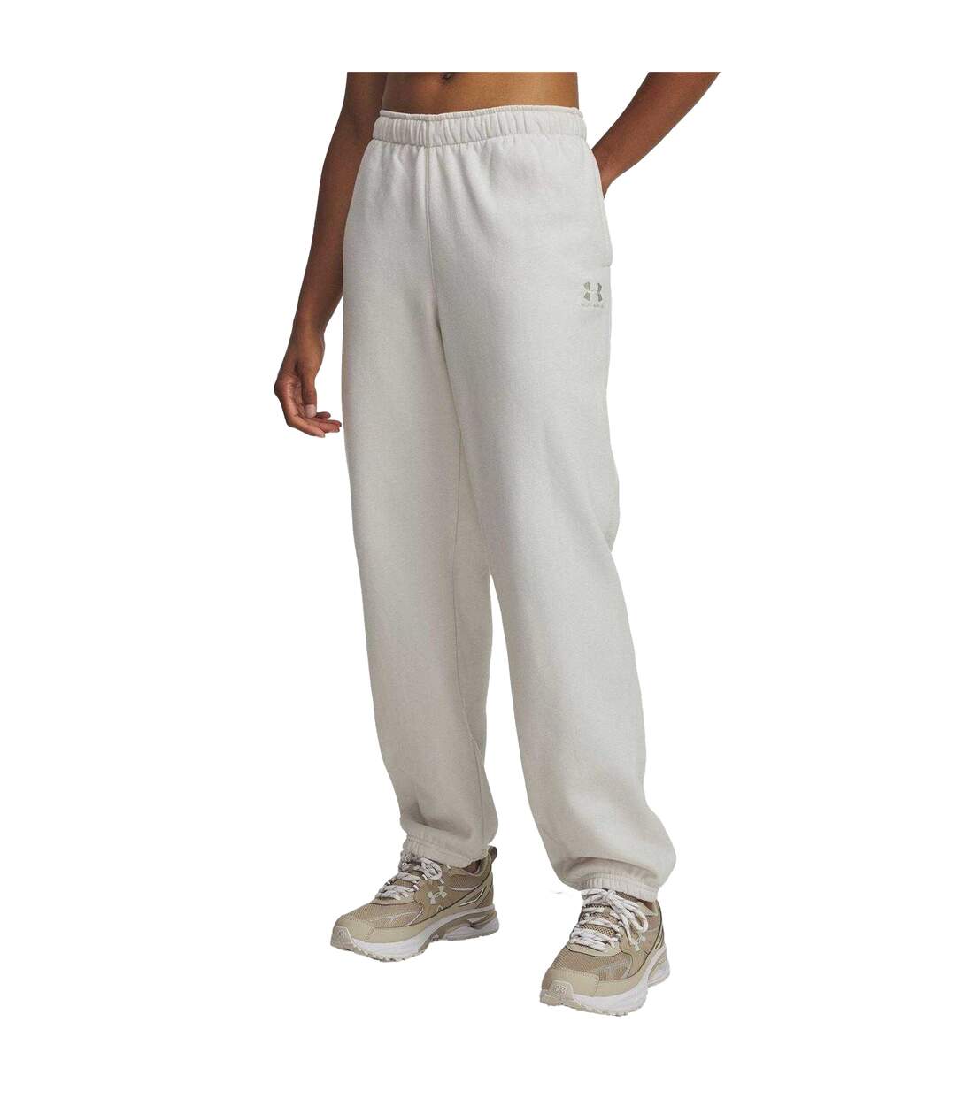 Pantalon De Jogging Icon Femme Blanc Under Armour-1