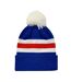Ensemble Bonnet Et Écharpe Motif/style Rétro Rangers Adulte Taille Unique Bleu Fan Originals-3