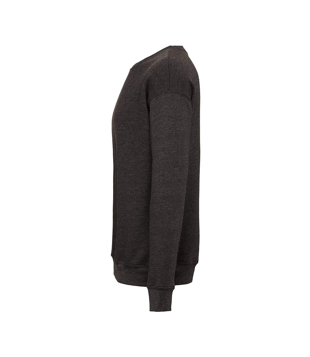 Sweatshirt Unisexe Gris Foncé Chiné Bella + Canvas-4